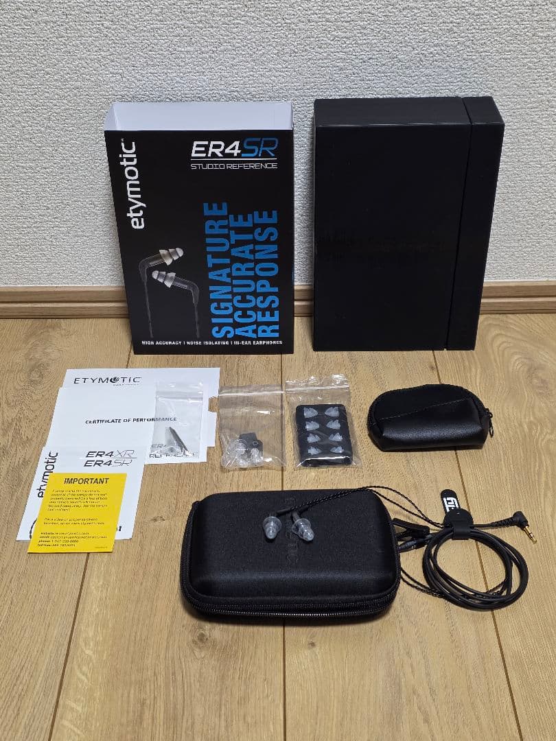 Etymotic ER4SR✨️美品✨️使用1時間 付属完備 2025年8月購入