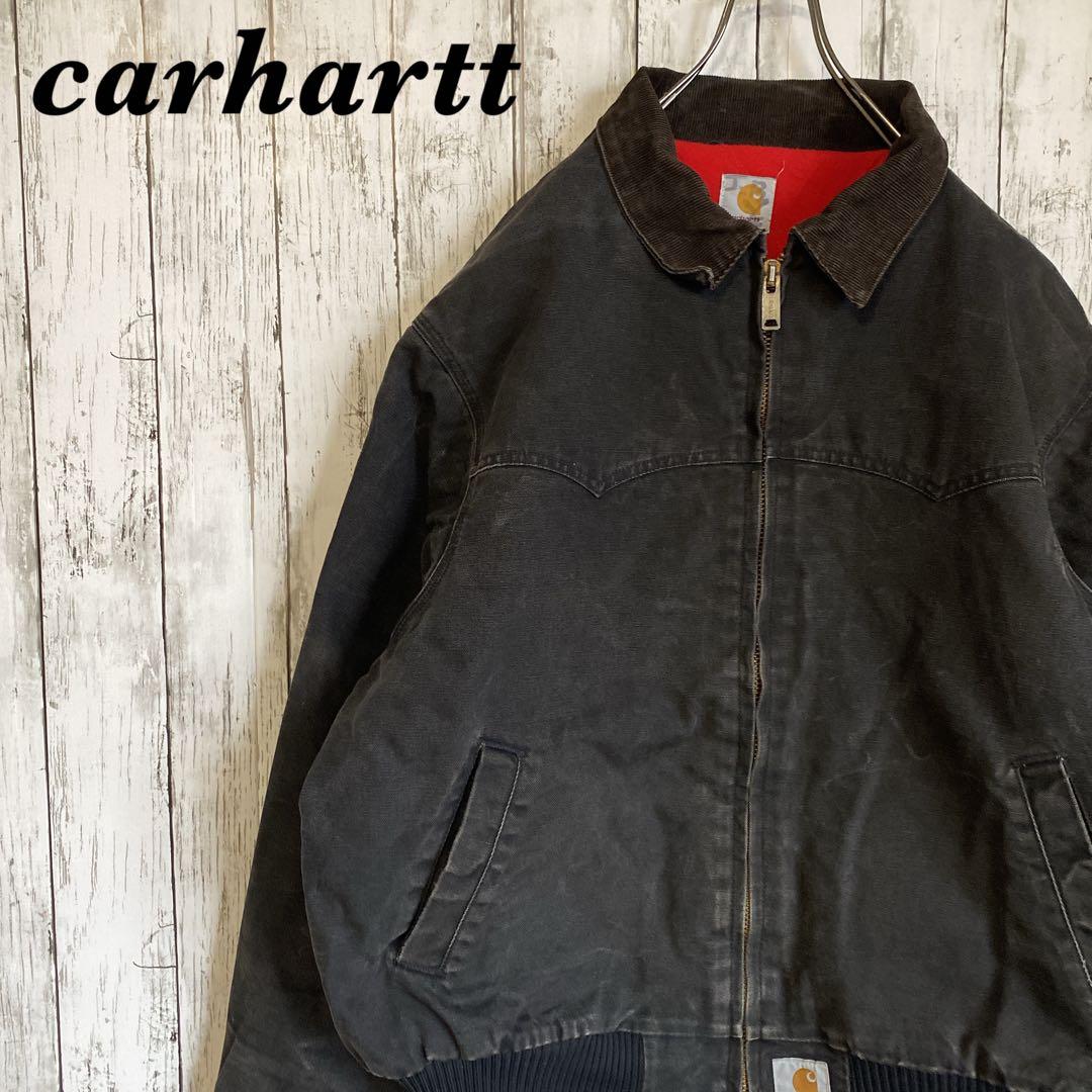 【名作】カーハート サンタフェジャケット BLK ブラック XL程度 アメリカ製