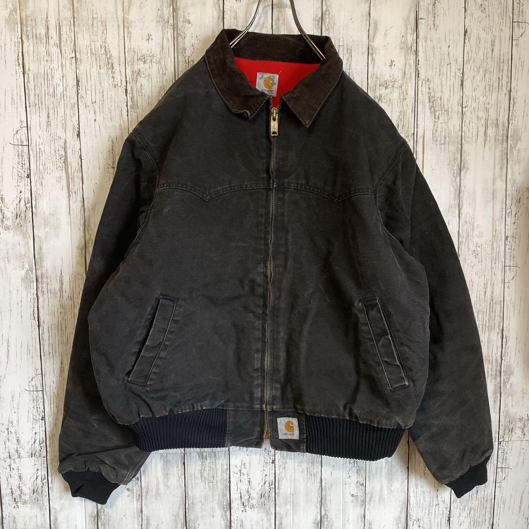 【名作】カーハート サンタフェジャケット BLK ブラック XL程度 アメリカ製