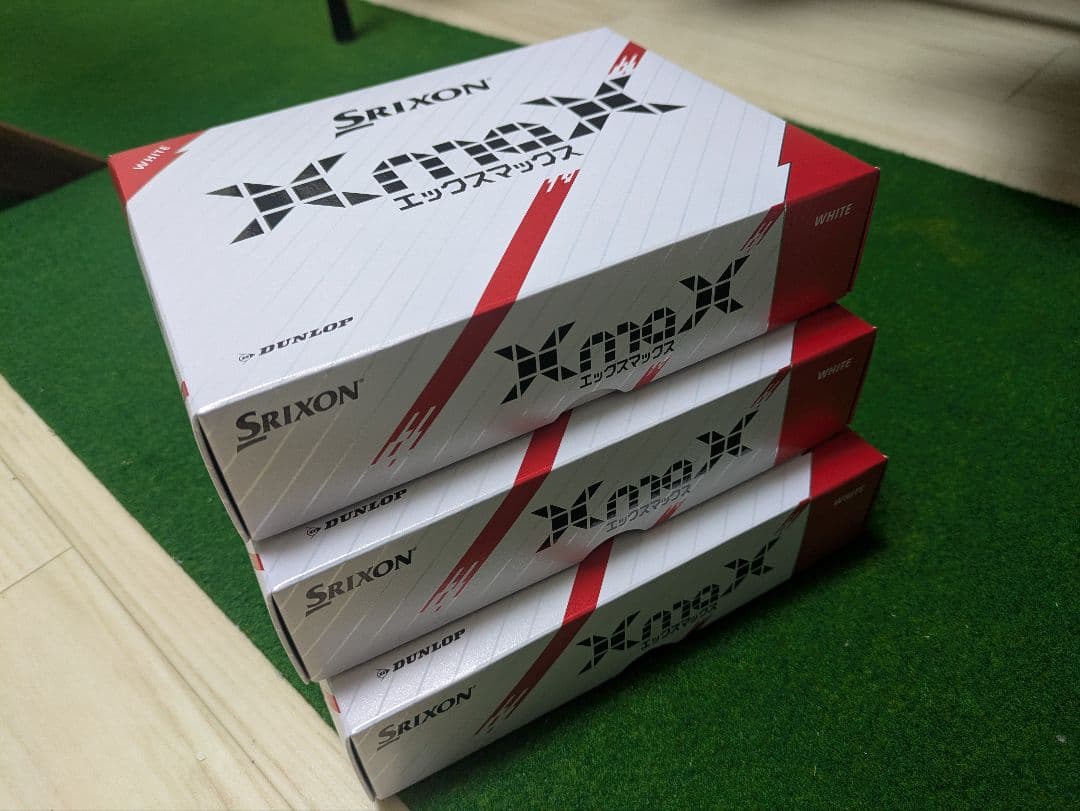 新品 スリクソン SRIXON XmaX ゴルフボール 3ダース ホワイト