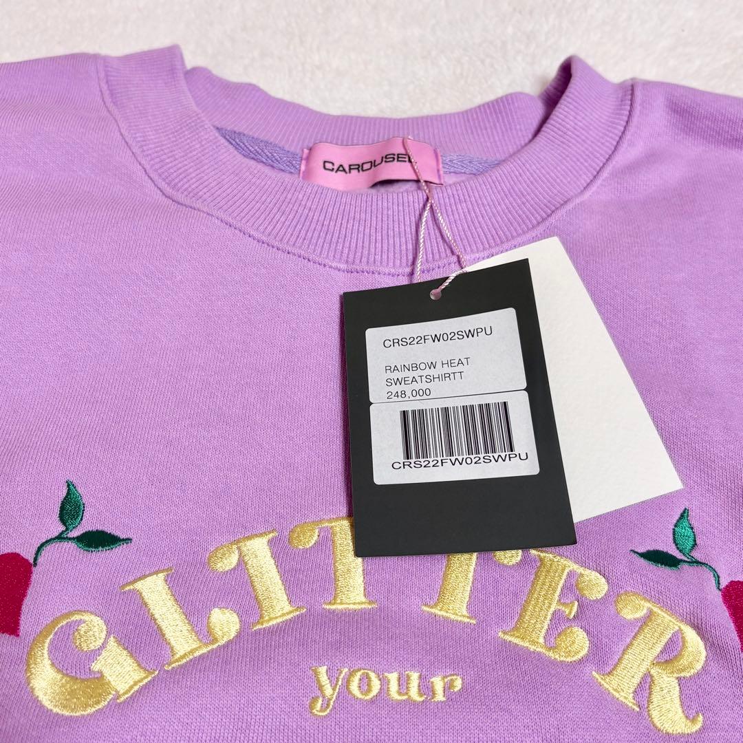 トップス CAROUSEL GOLF Rainbow heat sweatshirt