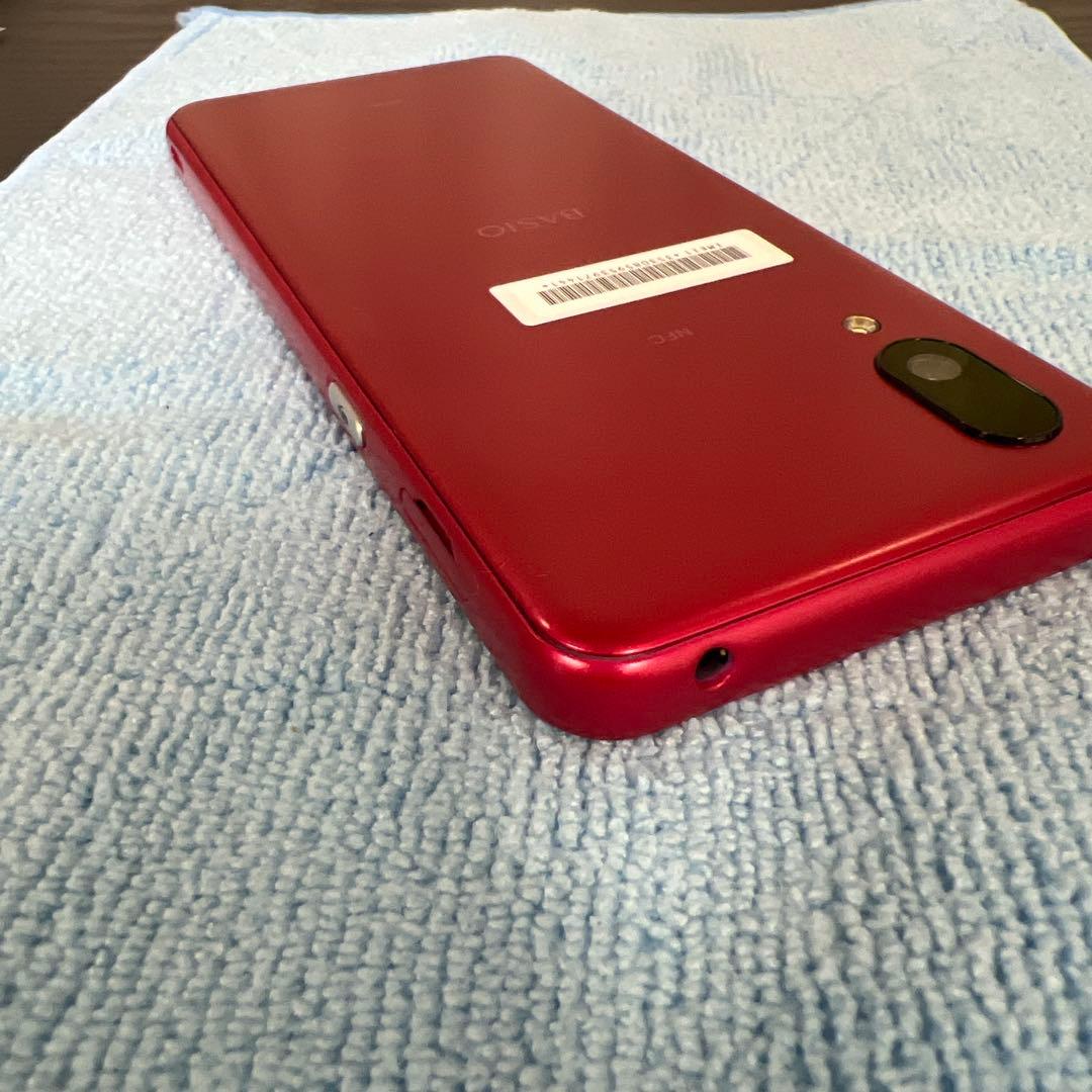BASIO active SHG09 スマートフォン 本体 レッド