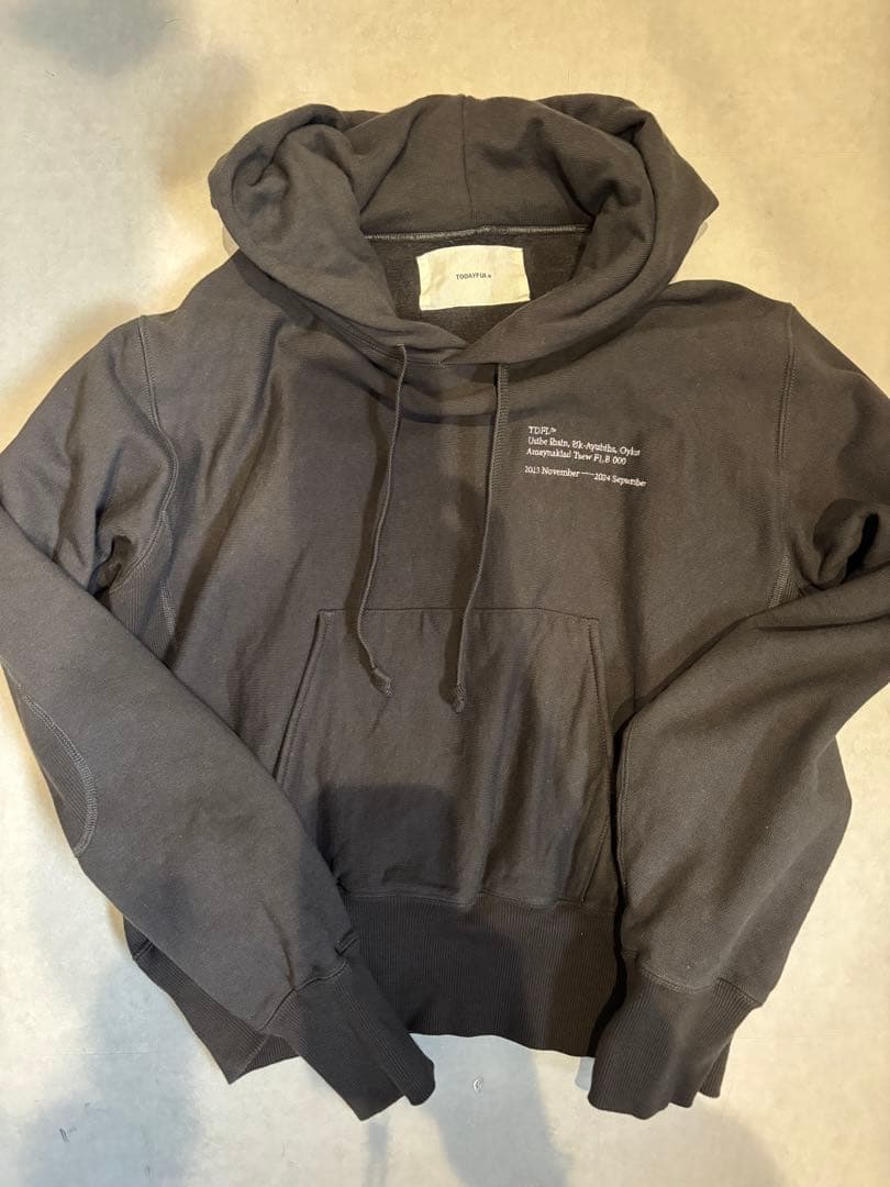 todayful セットアップ　スウェット　Useful Sweat Parka