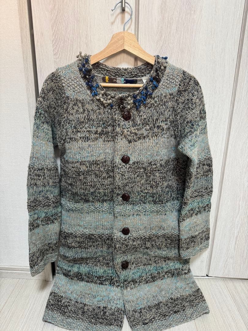 モチャ&チャコ　45R Badou-R ウールカーディガン