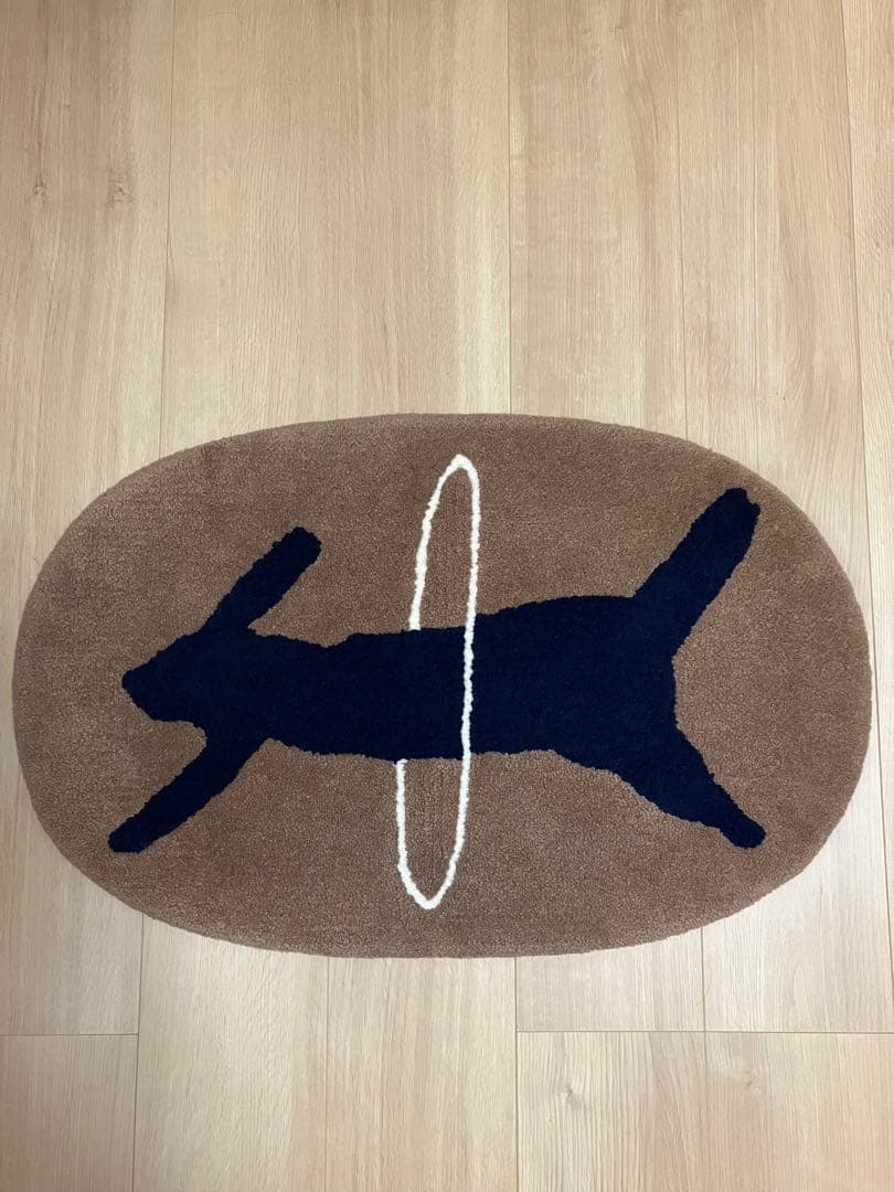 ミナペルホネン　ラグ　run run run