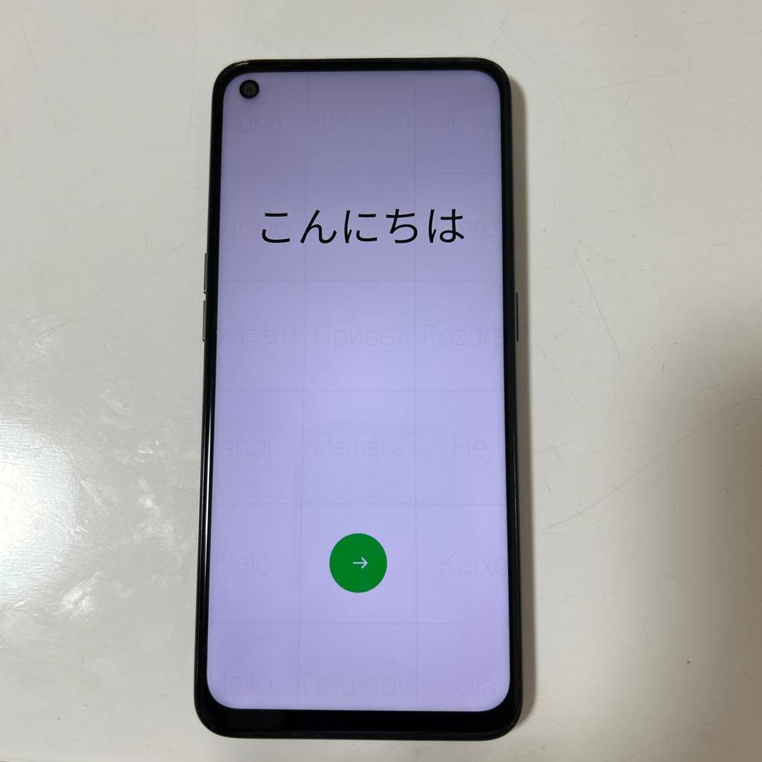 美品 OPPO スマートフォン ブラック A55