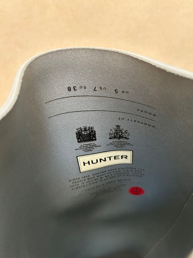 HUNTER ブルー 長靴 箱付き