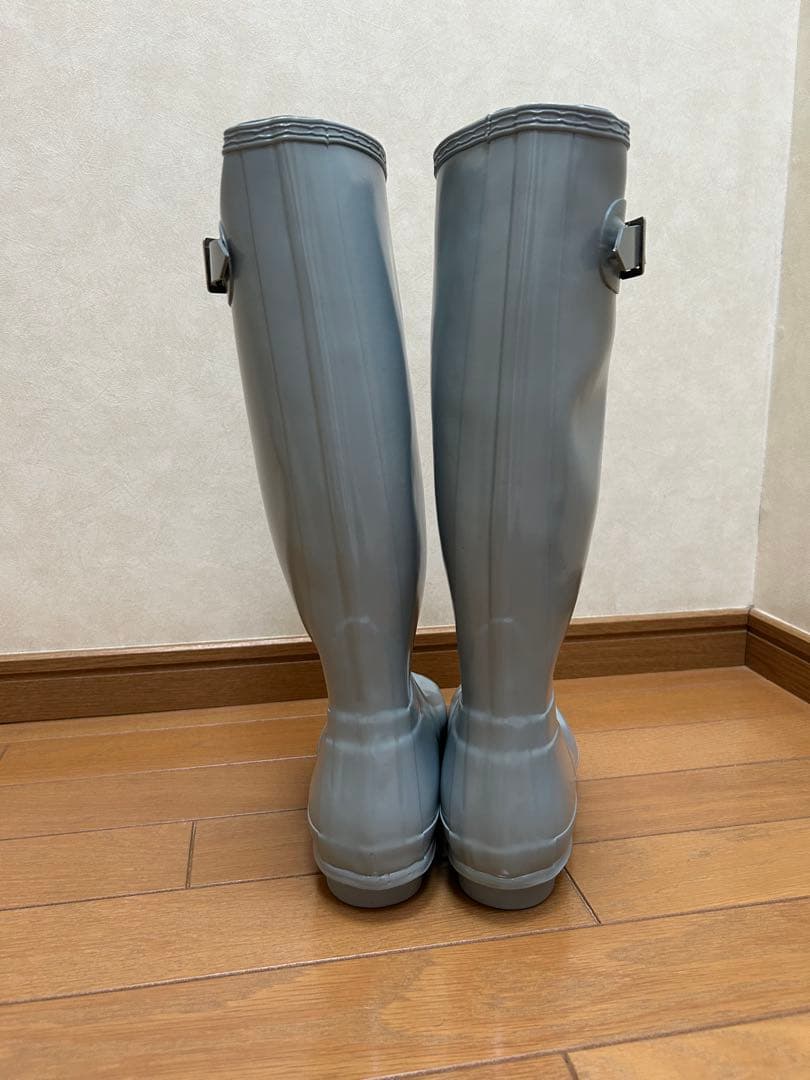 HUNTER ブルー 長靴 箱付き