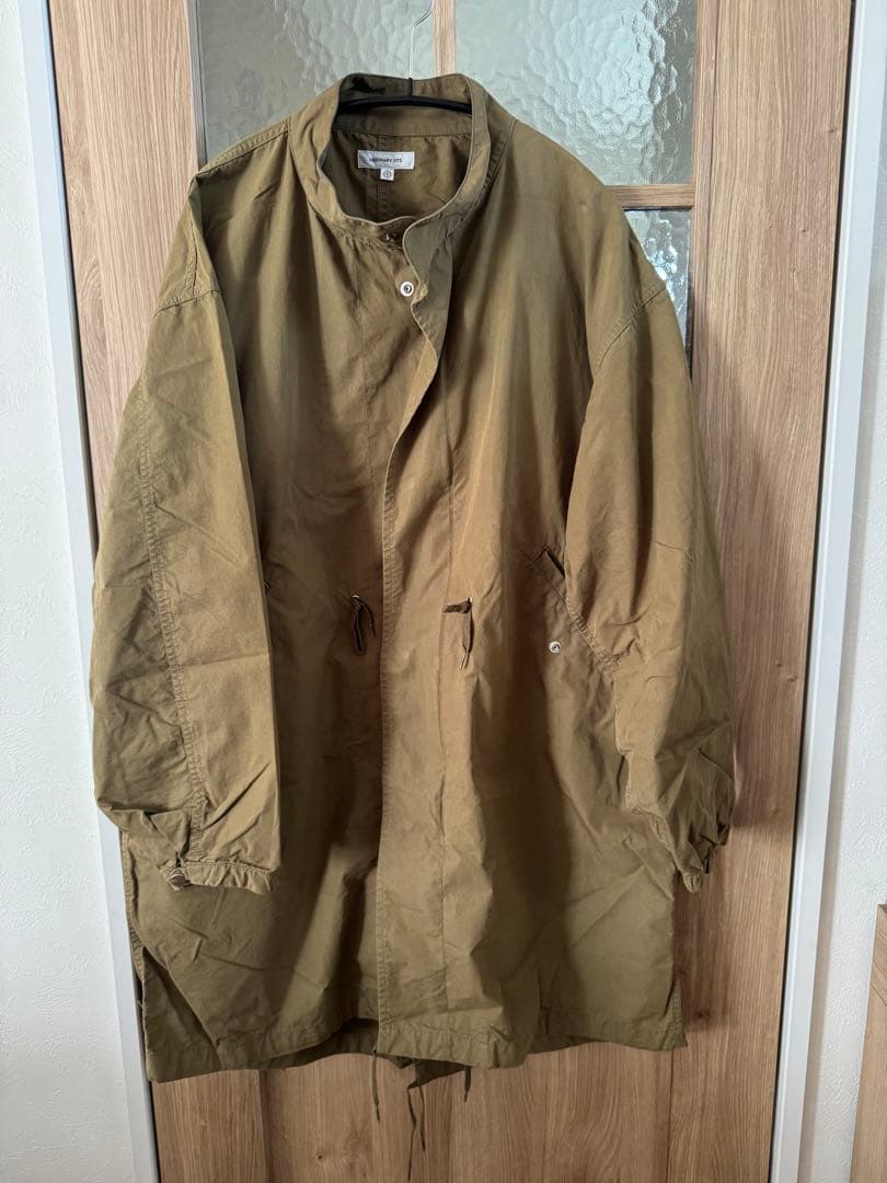 ORDINARY FITS ロングコート　カーキ