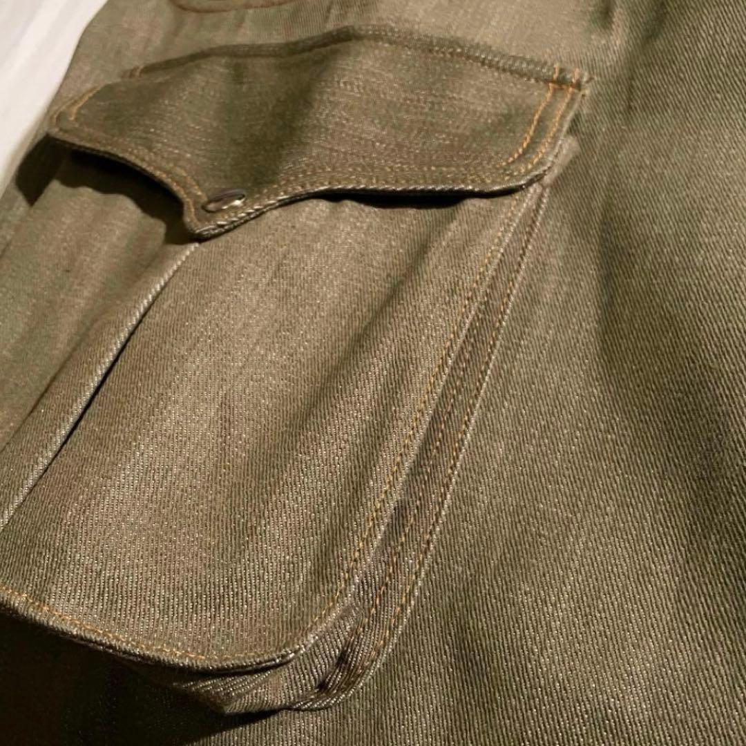 完売品 TOMWORKS GREEN WORK PANTS sugarhill