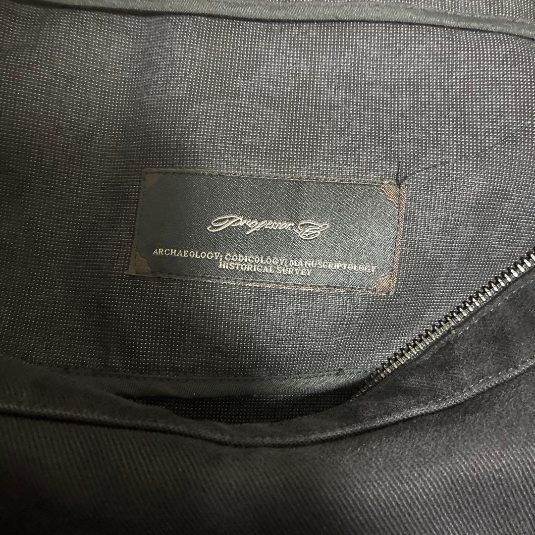 Professor.E パラシュート ショルダーバッグ Washed Black