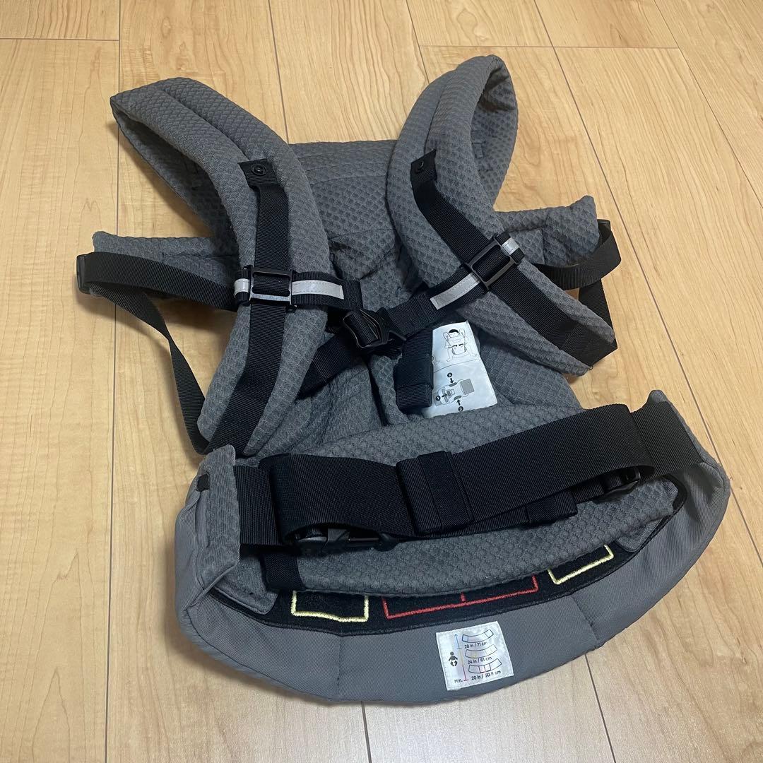 【美品】エルゴ　オムニブリーズ　抱っこ紐　グラファイトグレー