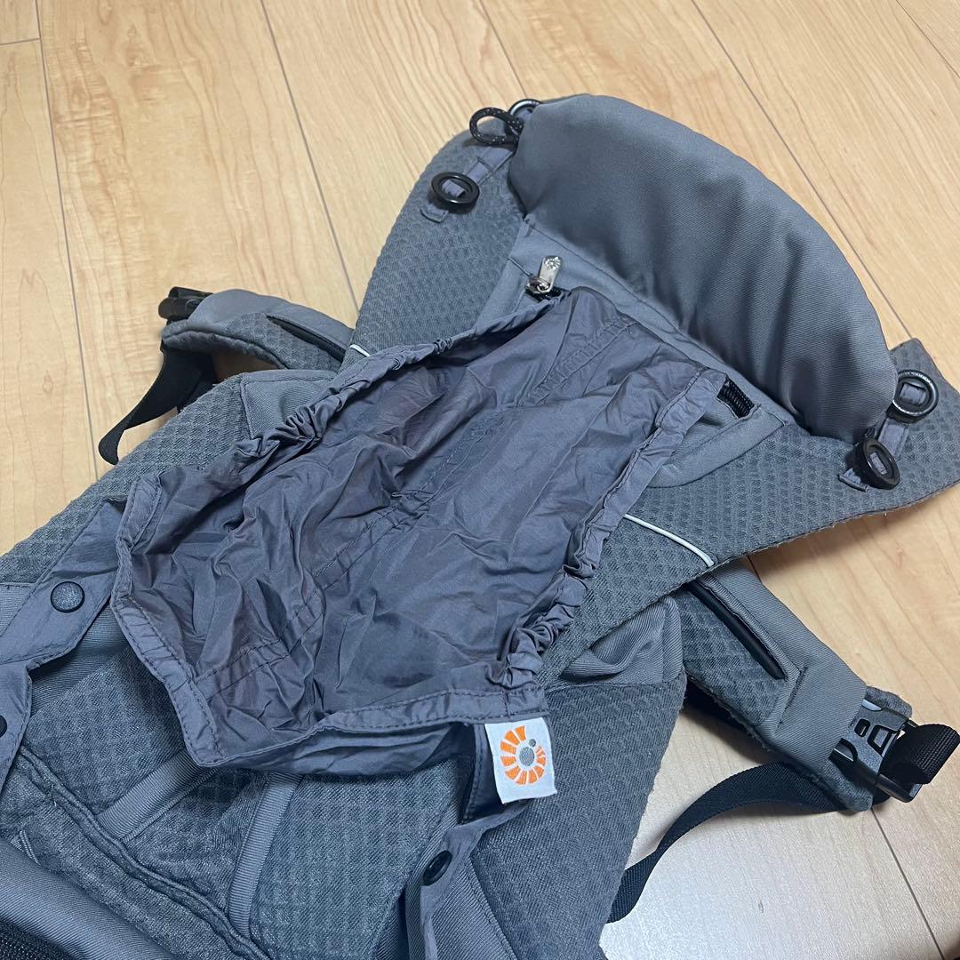 【美品】エルゴ　オムニブリーズ　抱っこ紐　グラファイトグレー