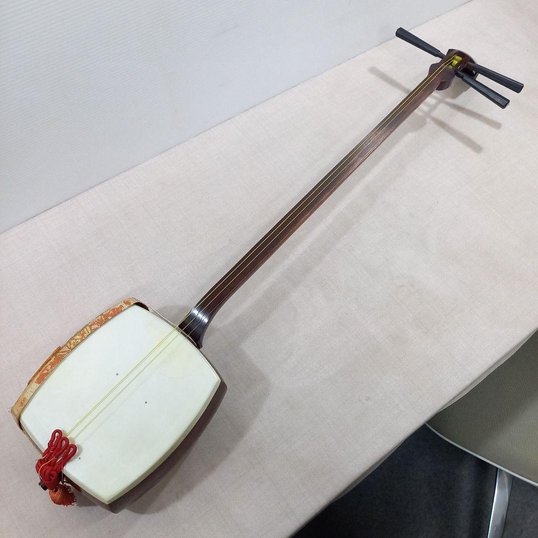三味線 全長約97cm ハードケース付き 和楽器