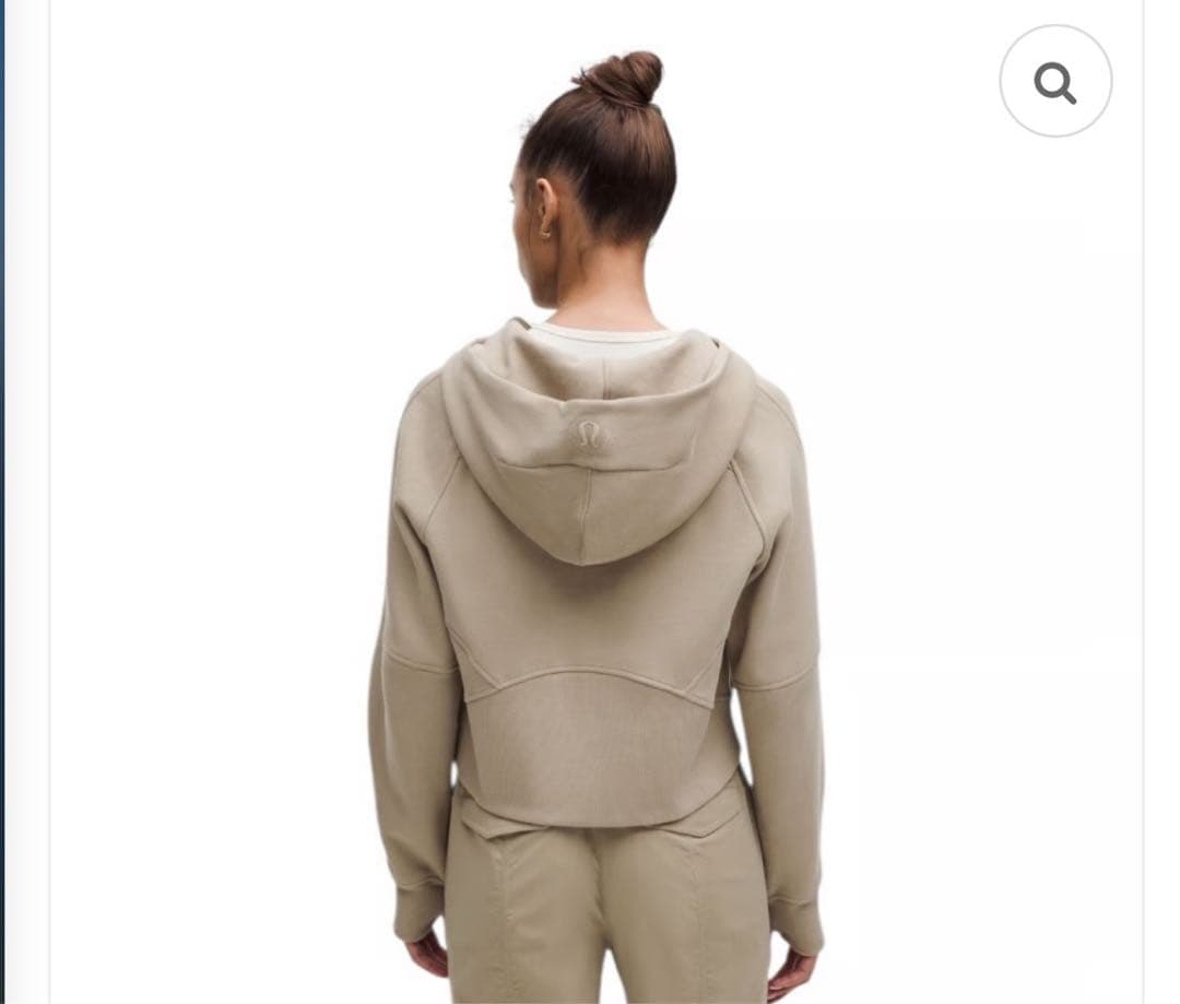 ルルレモンScubaオーバーサイズフルジップフーディ　XS/S