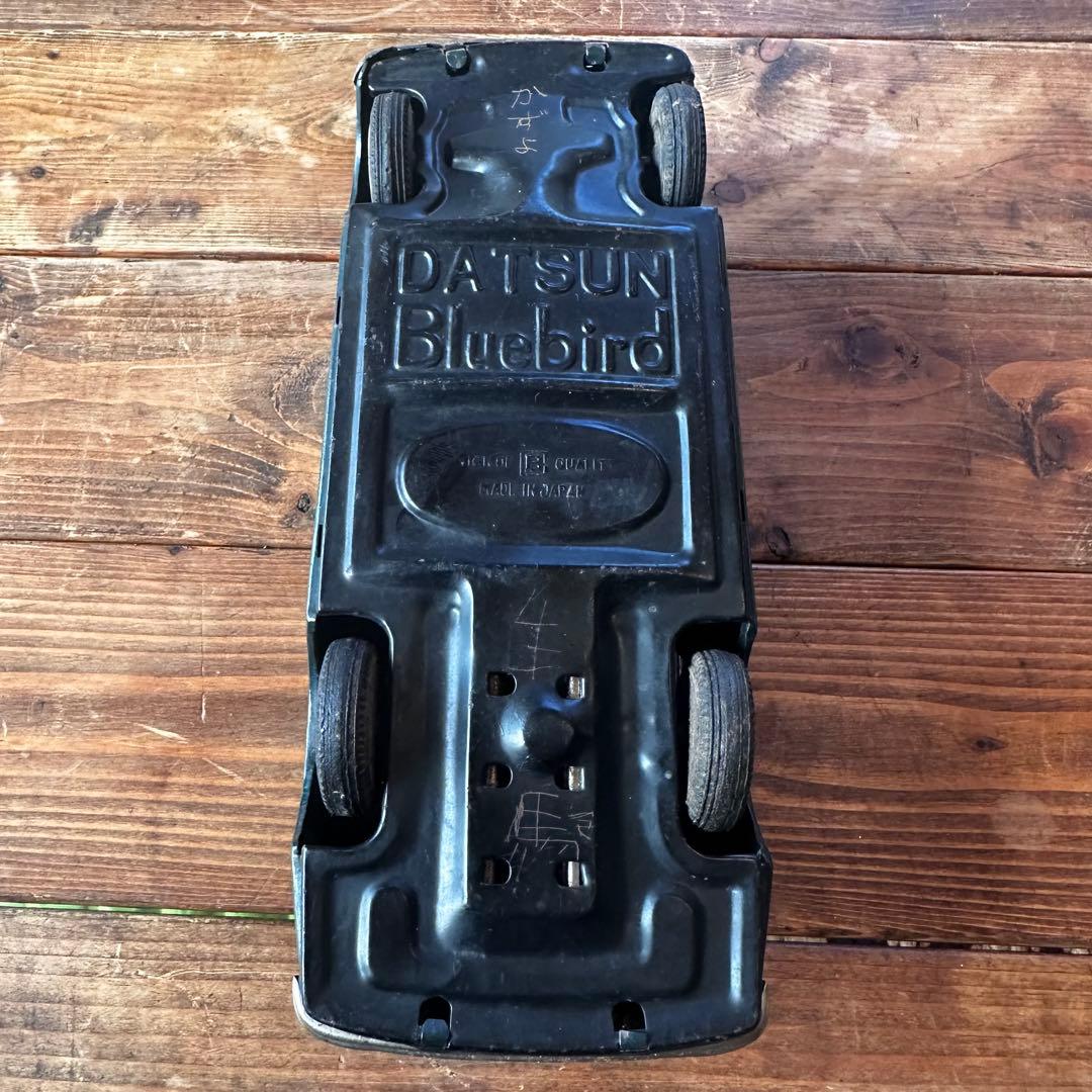 昭和レトロ　ブリキ おもちゃ　ダットサン　ブルーバード　希少