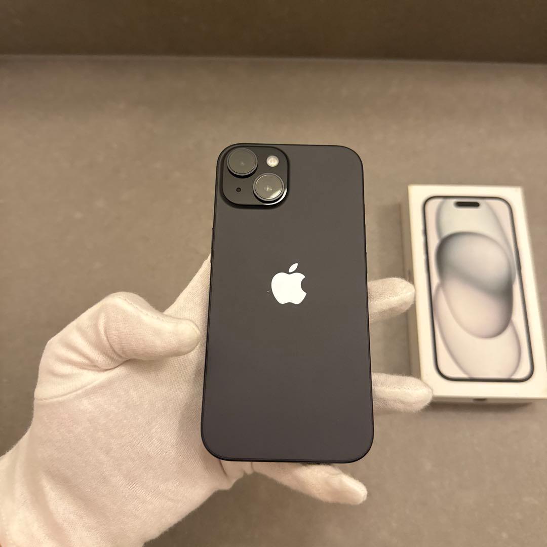 iPhone 15 black 128GB 本体箱付き　超美品 simフリー