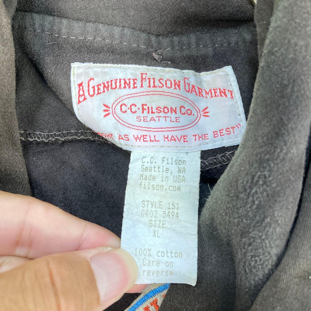 ビンテージ　90s FILSONフィルソン　オイルドコート　USA製 XLサイズ