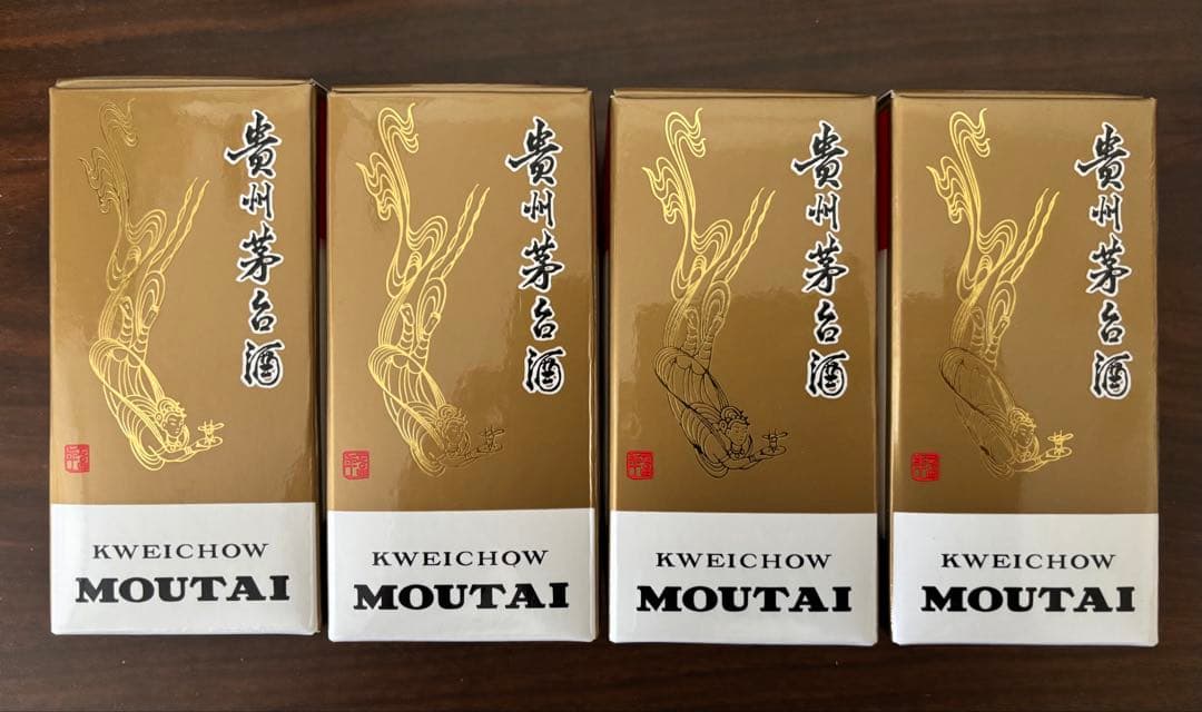 貴州茅台酒100ml(53%)未開封4本セット