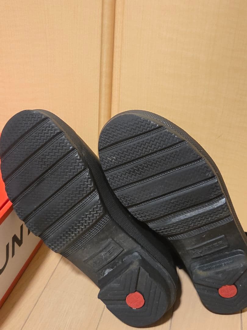 HUNTER レインブーツ ブラック　ショート丈