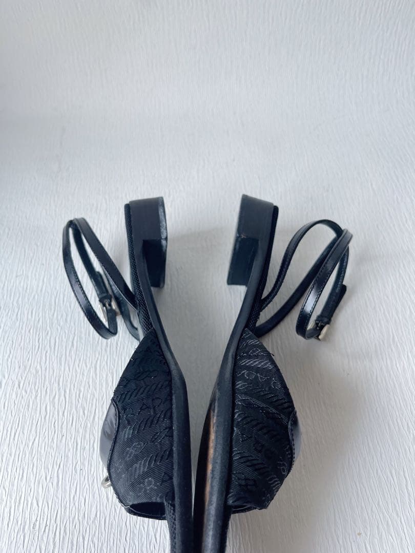 PRADA プラダ　ストラップサンダル 2000SS 黒 アーカイブ　36