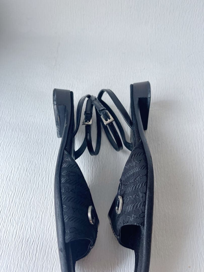 PRADA プラダ　ストラップサンダル 2000SS 黒 アーカイブ　36