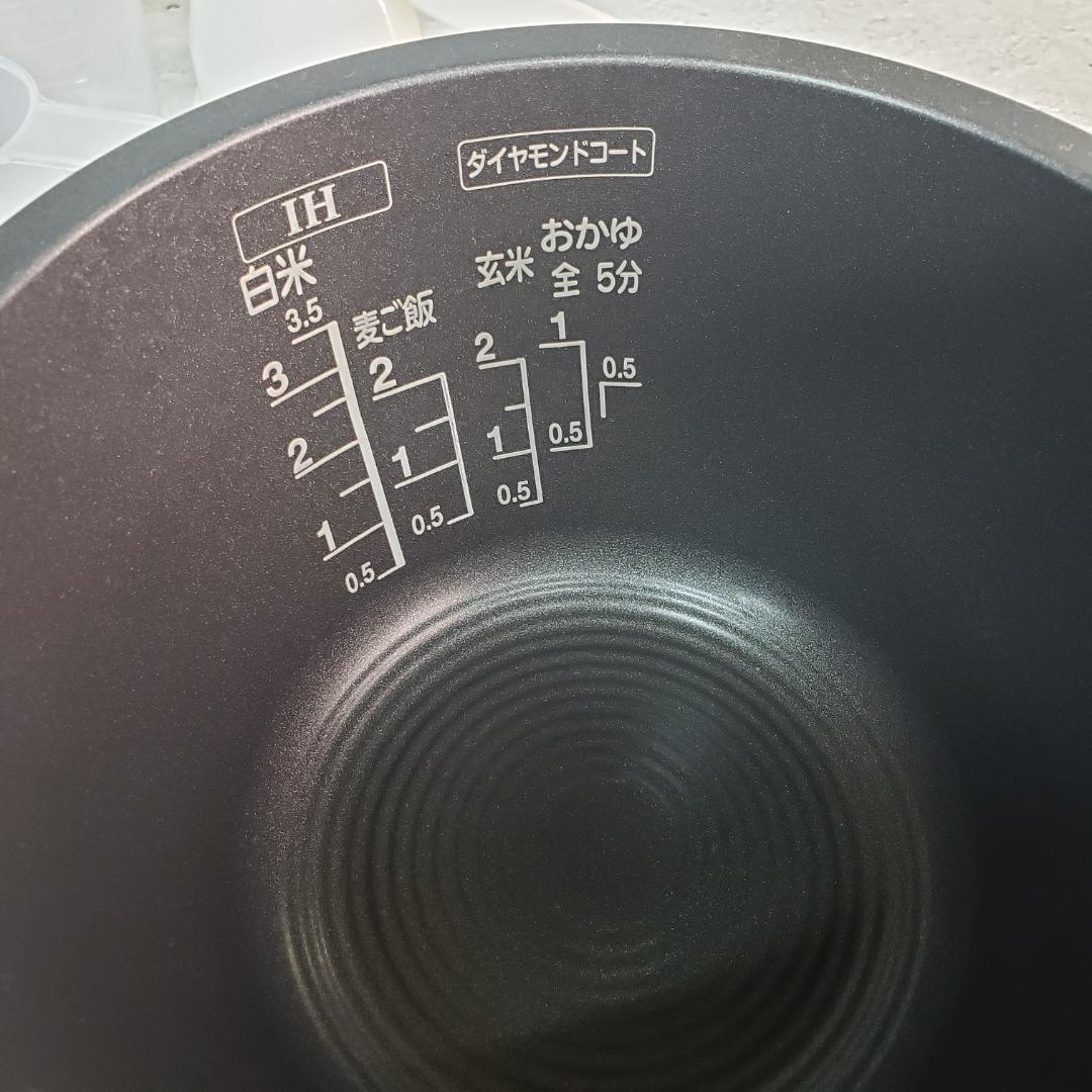 【美品 動作確認済み】TOSHIBA/東芝 IHジャー炊飯器 RC-6XK