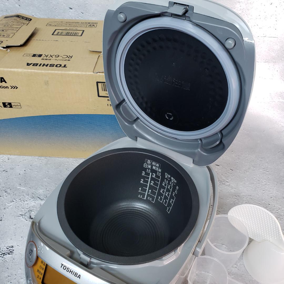 【美品 動作確認済み】TOSHIBA/東芝 IHジャー炊飯器 RC-6XK