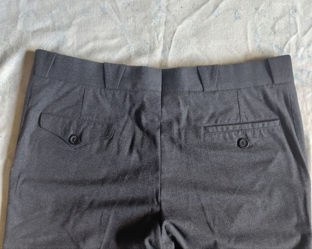 値下げ 12日迄☆GIORGIO ARMANI ワイドスラックス グレー 50