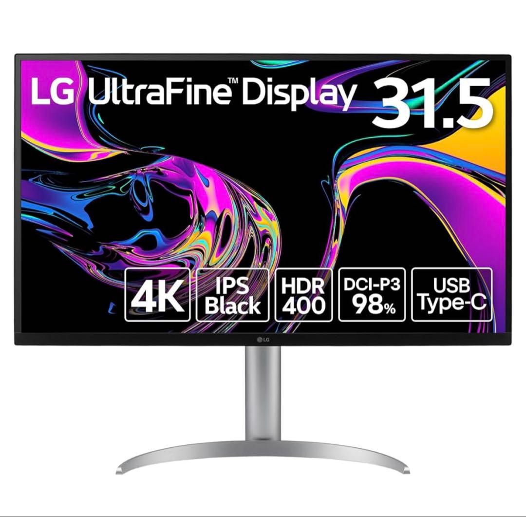 【美品】LG モニター ディスプレイ 31.5インチ(4K)