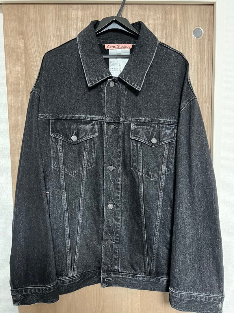 ひ*ん様 AcneStudious アクネ　ルーズフィットブラックデニムジャケッ
