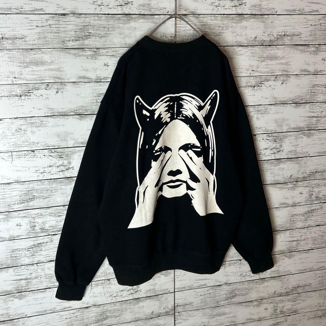 3834M【美品】ヒステリックグラマー☆ヒスガール SeeNoEvilスウェット