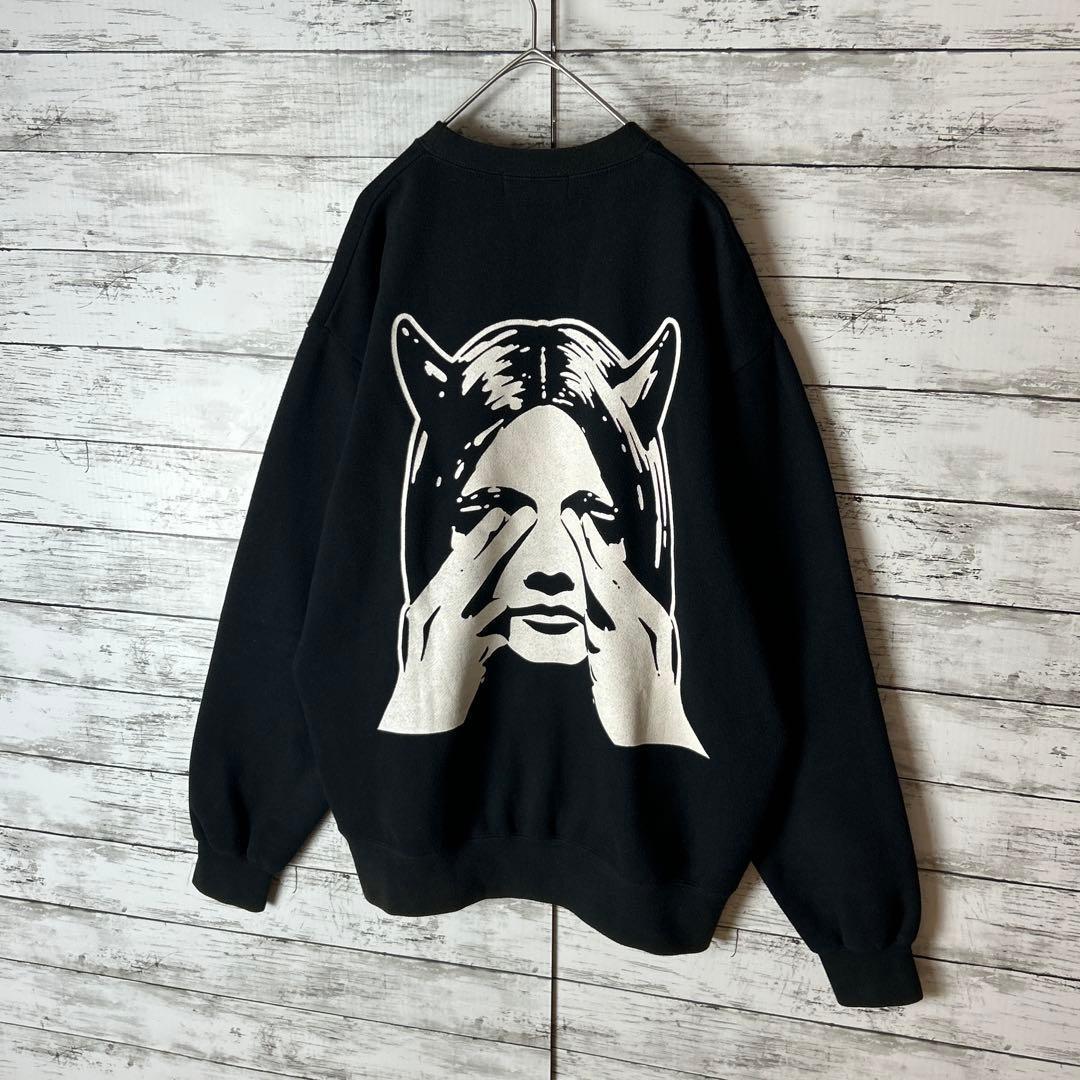 3834M【美品】ヒステリックグラマー☆ヒスガール SeeNoEvilスウェット