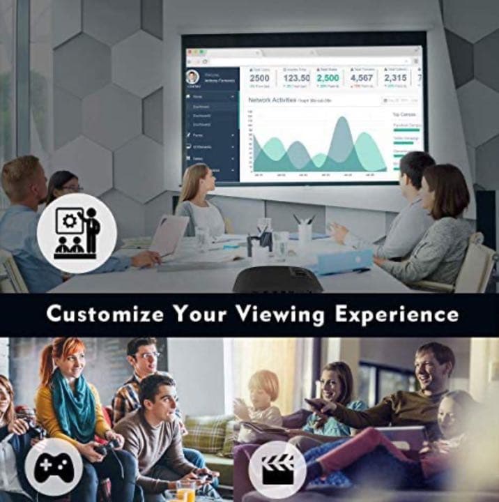 プロジェクター　新品！！高画質 ホームシアター パソコン/スマホ/ゲーム機など