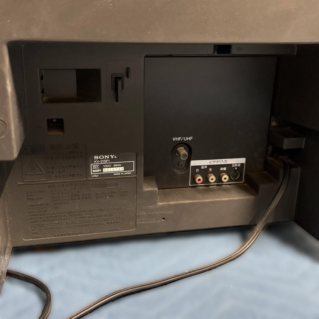 希少 SONY ソニー KV-21SP1 ブラウン管テレビ 21型 リモコン付き