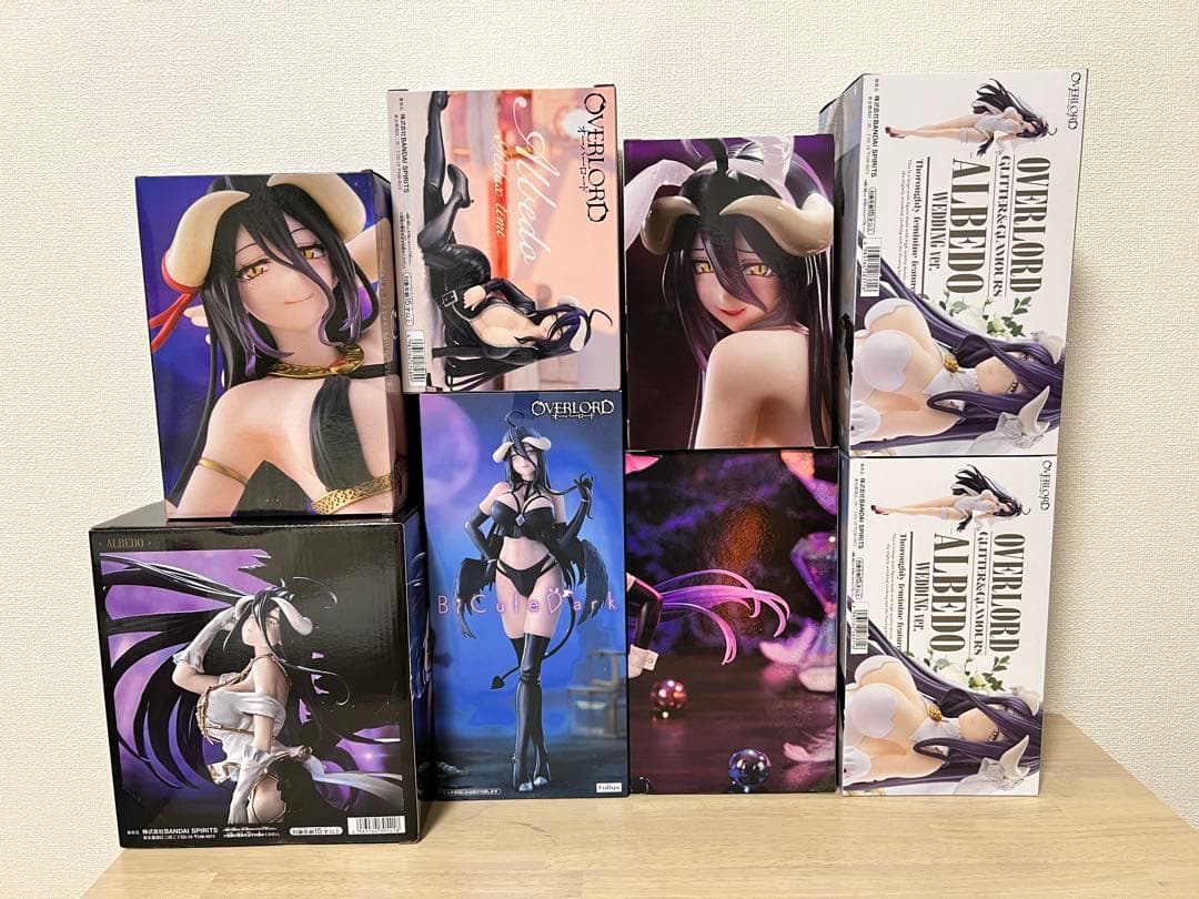 OVER LORD アルベドALBEDO 8点まとめ売り+おまけ付き