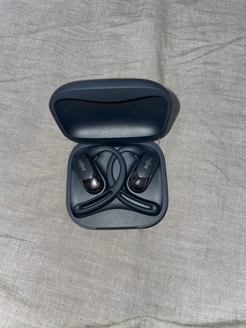 SHOKZ OpenFit Air ワイヤレスイヤホン ブラック