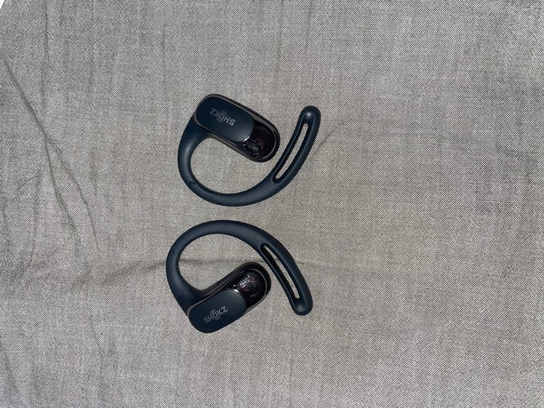 SHOKZ OpenFit Air ワイヤレスイヤホン ブラック