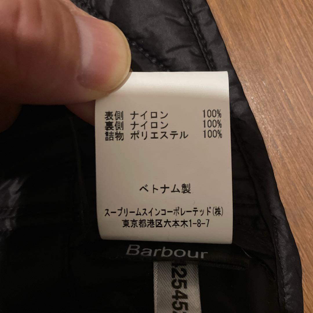 エンジニアードガーメンツ×バブアー 変形キルティングベスト L ブラック