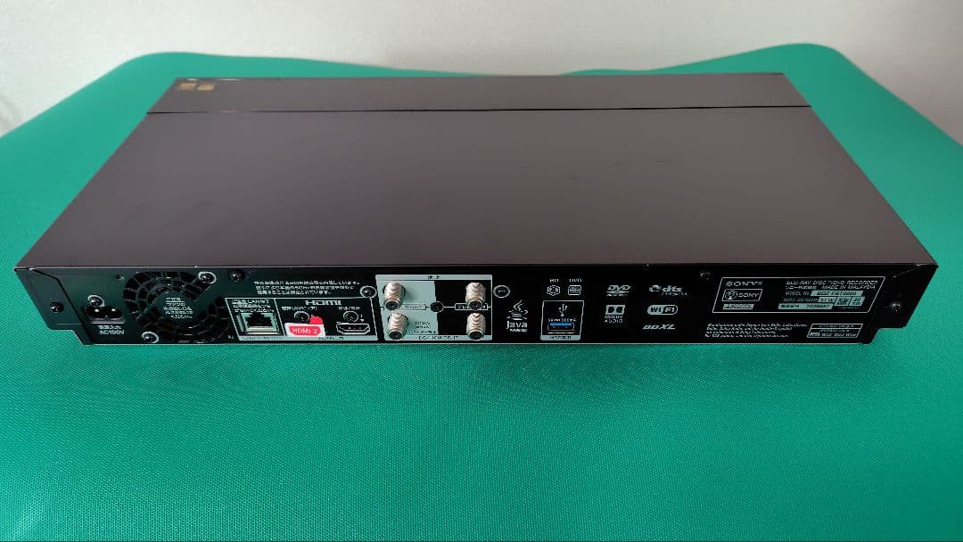 SONY BDZ-FBT2000 2TB ブルーレイレコーダー ソニー