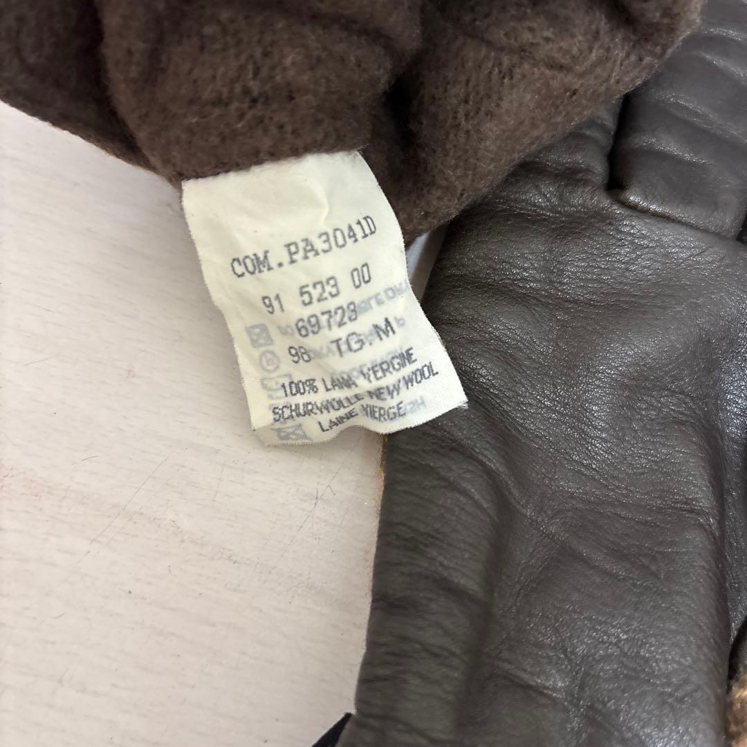 MONCLER ハウンドトゥース 手袋 Mサイズ