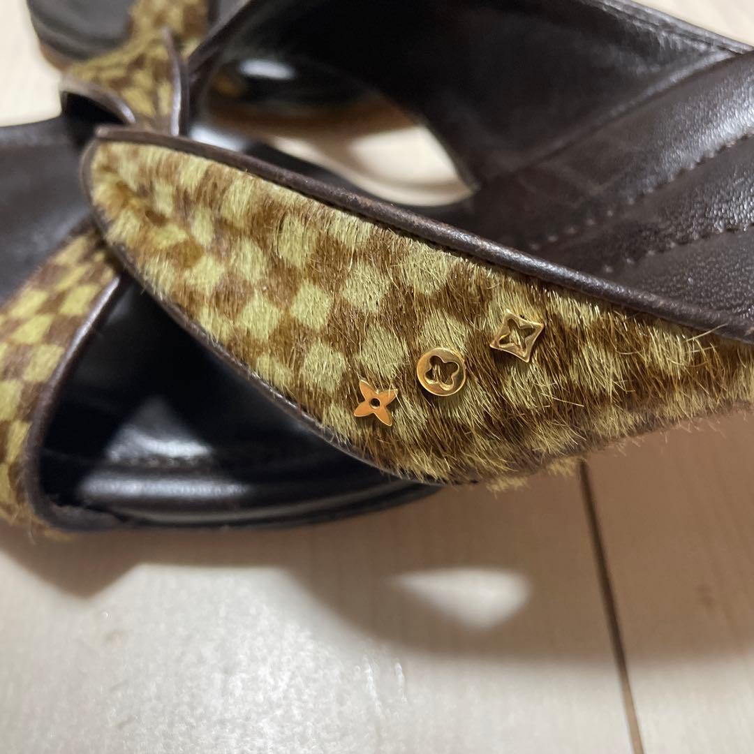 シーズンオフ大特価❗️ルイヴィトン、ミュール　24センチ