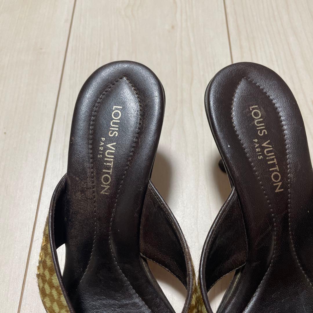 シーズンオフ大特価❗️ルイヴィトン、ミュール　24センチ