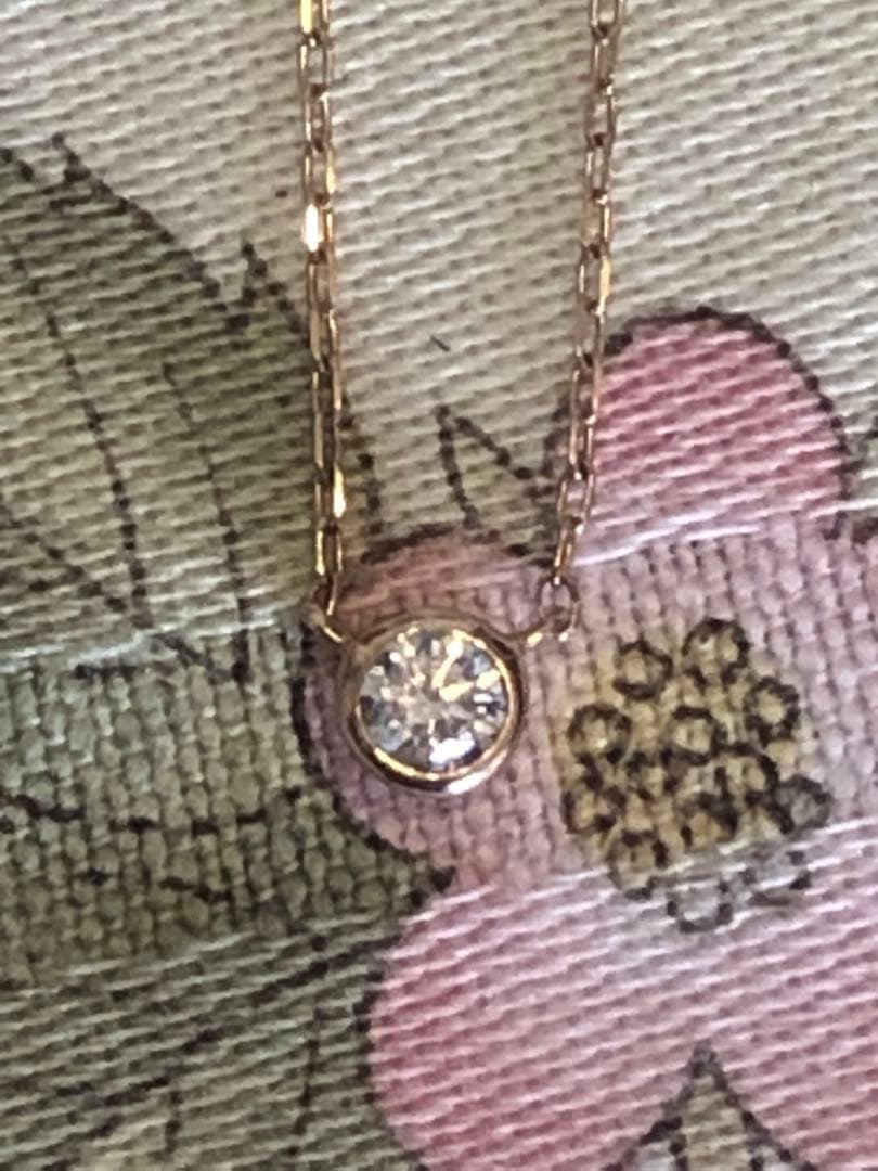 4°C ダイヤ　ネックレス