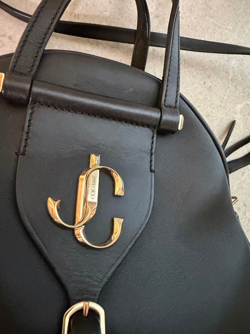 あ*い様 ジミーチュウ　黒 ショルダーバッグ