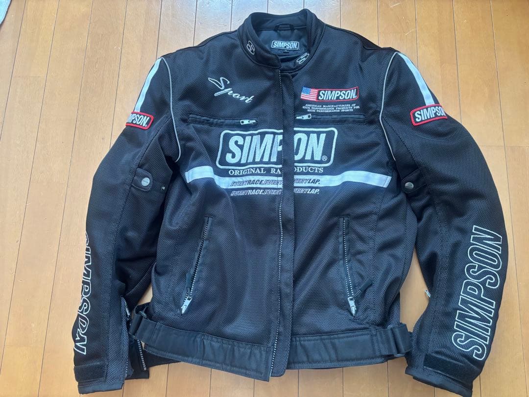SIMPSONオリジナルレースジャケット LL 黒