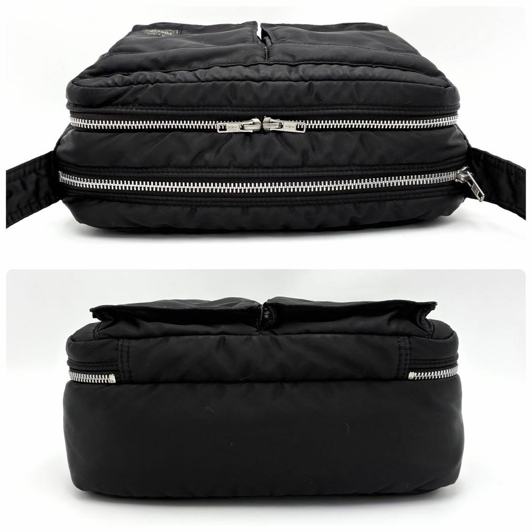 ポーター タンカー ショルダーバッグ L 2層 ブラック ナイロン 男女兼用