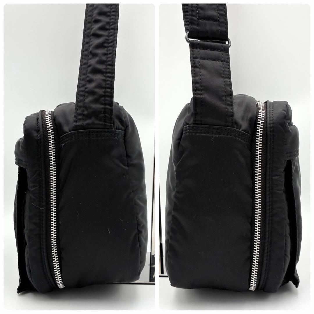 ポーター タンカー ショルダーバッグ L 2層 ブラック ナイロン 男女兼用