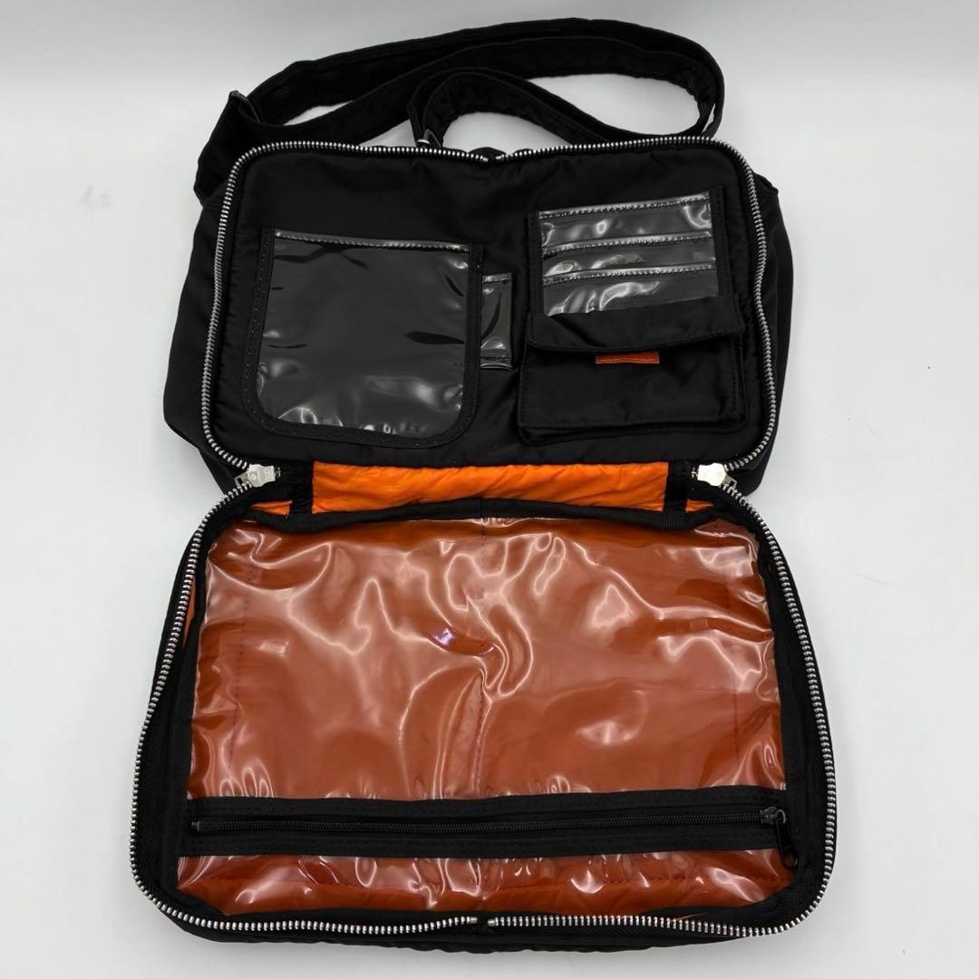 ポーター タンカー ショルダーバッグ L 2層 ブラック ナイロン 男女兼用