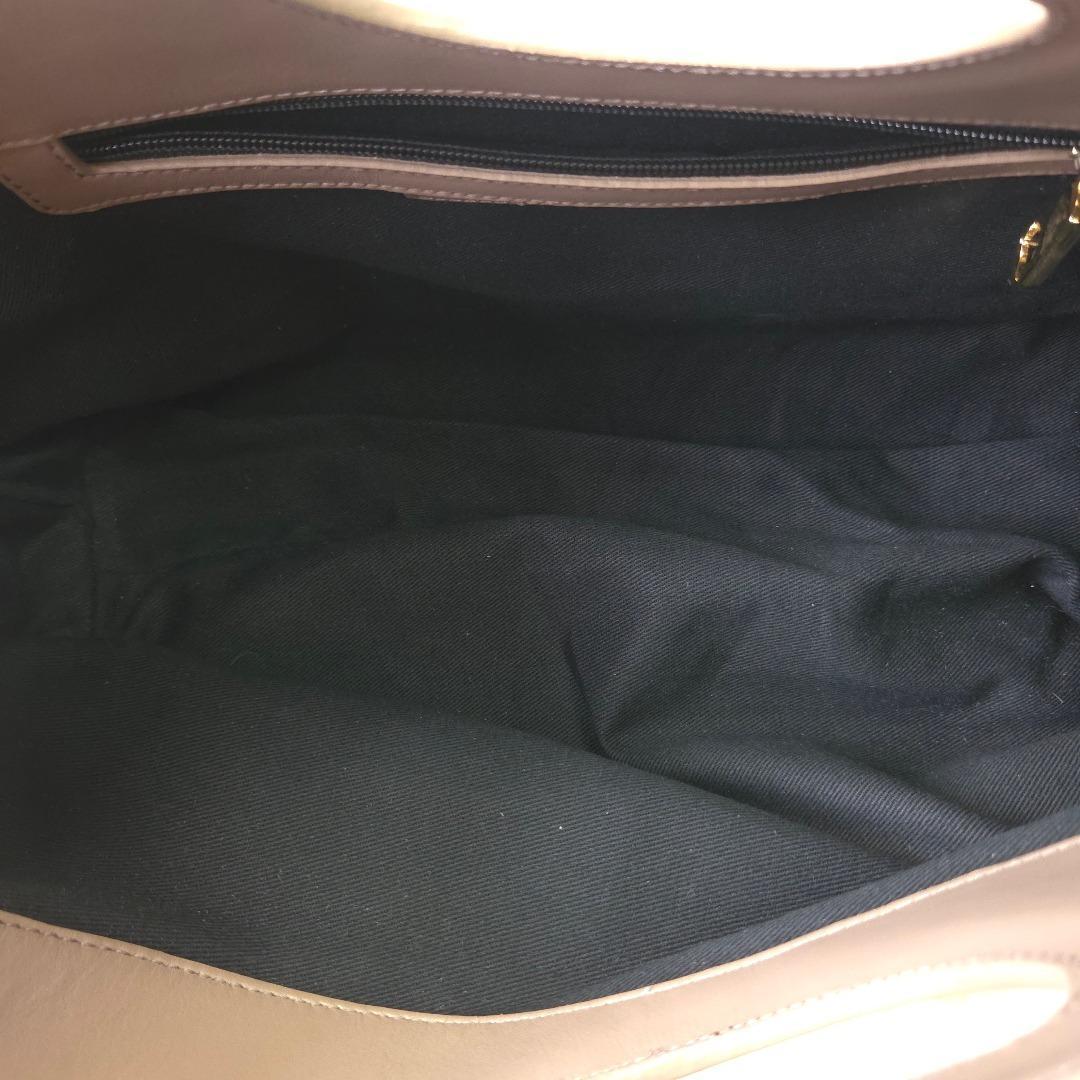 ペリーコ　アネッリ　ファー×レザー　ハンドバッグ　鞄　ベージュ　パーティー